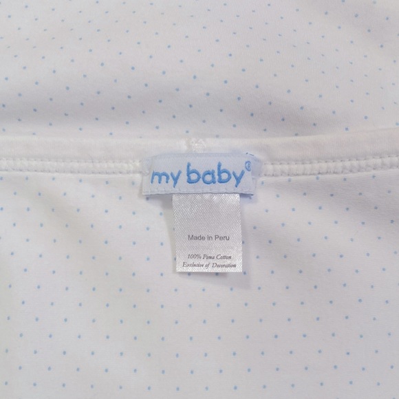 My Baby (Boutique) 🐳 Whale and Polka Dot Baby Blanket - Picture 3 of 4